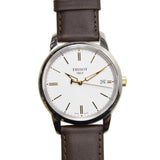 Buy Shop Tissot T Classic Dream White Dial Brown Leather Strap Watch for Men - T033.410.26.011.01 USA Online