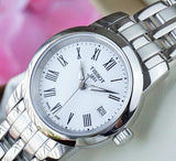 Buy Shop Tissot T Classic Dream White Dial Silver Steel Strap Watch For Men - T033.210.11.013.00 USA Online