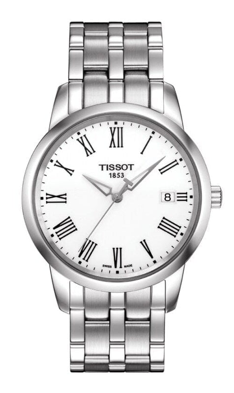 Buy Shop Tissot T Classic Dream White Dial Silver Steel Strap Watch For Men - T033.210.11.013.00 USA Online