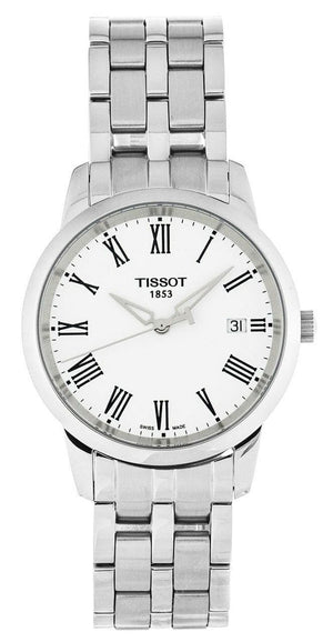 Buy Shop Tissot T Classic Dream White Dial Silver Steel Strap Watch for Men - T033.410.11.013.01 USA Online