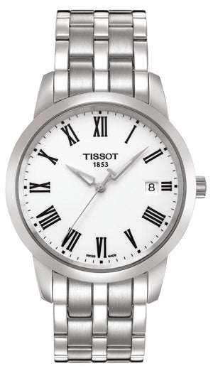 Buy Shop Tissot T Classic Dream White Dial Silver Steel Strap Watch for Men - T033.410.11.013.01 USA Online