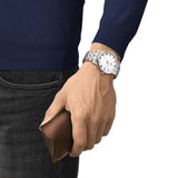 Buy Shop Tissot T Classic Dream White Dial Silver Steel Strap Watch For Men - T129.410.11.013.00 USA Online