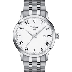 Buy Shop Tissot T Classic Dream White Dial Silver Steel Strap Watch For Men - T129.410.11.013.00 USA Online