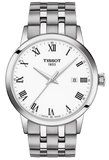 Buy Shop Tissot T Classic Dream White Dial Silver Steel Strap Watch For Men - T129.410.11.013.00 USA Online