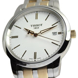 Buy Shop Tissot T Classic Dream White Dial Two Tone Steel Strap Watch for Men - T033.410.22.011.01 USA Online