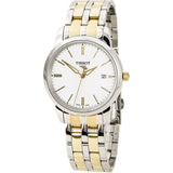 Buy Shop Tissot T Classic Dream White Dial Two Tone Steel Strap Watch for Men - T033.410.22.011.01 USA Online