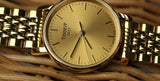Buy Shop Tissot T Classic Everytime Desire Small Gold Dial Gold Mesh Bracelet Watch For Women - T109.210.33.021.00 USA Online