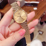 Buy Shop Tissot T Classic Everytime Desire Small Gold Dial Gold Mesh Bracelet Watch For Women - T109.210.33.021.00 USA Online