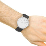 Buy Shop Tissot T Classic Everytime Large White Dial Black Leather Strap Watch For Men - T109.610.16.031.00 USA Online