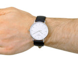 Buy Shop Tissot T Classic Everytime Large White Dial Black Leather Strap Watch For Men - T109.610.16.031.00 USA Online