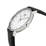 Buy Shop Tissot T Classic Everytime Large White Dial Black Leather Strap Watch For Men - T109.610.16.031.00 USA Online