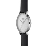 Buy Shop Tissot T Classic Everytime Large White Dial Black Leather Strap Watch For Men - T109.610.16.031.00 USA Online