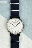Buy Shop Tissot T Classic Everytime Large White Dial Blue NATO Strap Watch For Men - T109.610.17.037.00 USA Online
