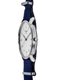 Buy Shop Tissot T Classic Everytime Large White Dial Blue NATO Strap Watch For Men - T109.610.17.037.00 USA Online