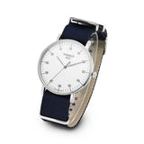 Buy Shop Tissot T Classic Everytime Large White Dial Blue NATO Strap Watch For Men - T109.610.17.037.00 USA Online