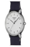 Buy Shop Tissot T Classic Everytime Large White Dial Blue NATO Strap Watch For Men - T109.610.17.037.00 USA Online