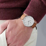 Buy Shop Tissot T Classic Everytime Large White Dial Brown Leather Strap Watch For Men - T109.610.16.037.00 USA Online