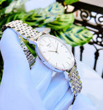 Buy Shop Tissot T Classic Everytime Large White Dial Silver Steel Strap Watch for Men - T109.610.11.031.00 USA Online