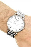 Buy Shop Tissot T Classic Everytime Large White Dial Silver Steel Strap Watch for Men - T109.610.11.031.00 USA Online