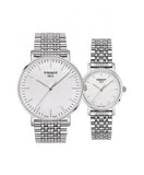 Buy Shop Tissot T Classic Everytime Large White Dial Silver Steel Strap Watch for Men - T109.610.11.031.00 USA Online