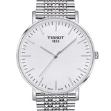 Buy Shop Tissot T Classic Everytime Large White Dial Silver Steel Strap Watch for Men - T109.610.11.031.00 USA Online