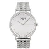 Buy Shop Tissot T Classic Everytime Large White Dial Silver Steel Strap Watch for Men - T109.610.11.031.00 USA Online