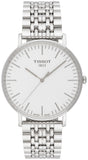Buy Shop Tissot T Classic Everytime Large White Dial Silver Steel Strap Watch for Men - T109.610.11.031.00 USA Online