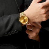 Buy Shop Tissot T Classic Everytime Medium Gold Dial Gold Mesh Bracelet Watch For Men - T109.410.33.021.00 USA Online
