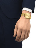 Buy Shop Tissot T Classic Everytime Medium Gold Dial Gold Mesh Bracelet Watch For Men - T109.410.33.021.00 USA Online