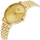 Buy Shop Tissot T Classic Everytime Medium Gold Dial Gold Mesh Bracelet Watch For Men - T109.410.33.021.00 USA Online