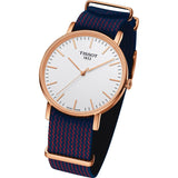 Buy Shop Tissot T Classic Everytime Medium White Dial Two Tone NATO Strap Watch for Men - T109.410.38.031.00 USA Online