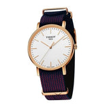 Buy Shop Tissot T Classic Everytime Medium White Dial Two Tone NATO Strap Watch for Men - T109.410.38.031.00 USA Online