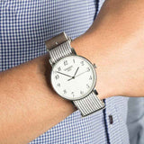 Buy Shop Tissot T Classic Everytime Medium White Dial Two Tone NATO Strap Watch for Women - T109.410.18.032.00 USA Online