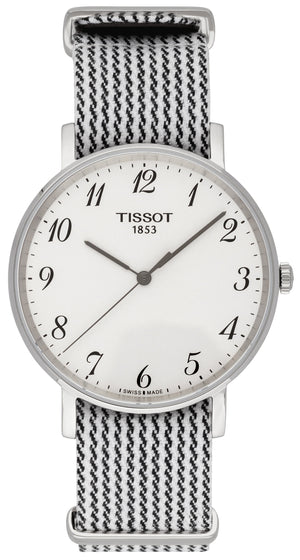Buy Shop Tissot T Classic Everytime Medium White Dial Two Tone NATO Strap Watch for Women - T109.410.18.032.00 USA Online