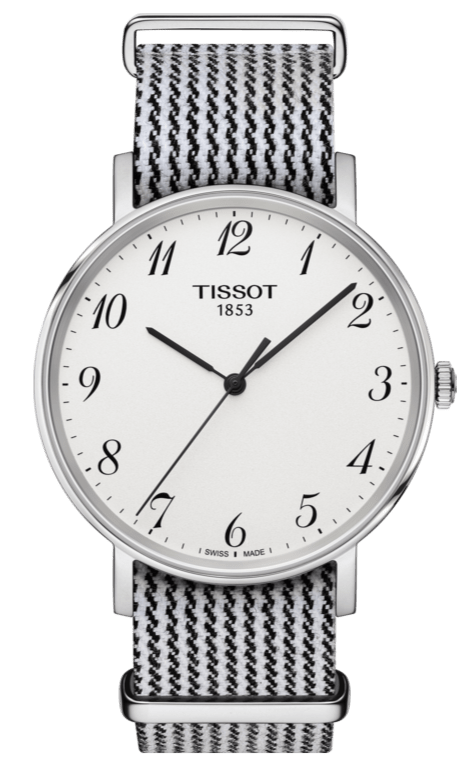 Buy Shop Tissot T Classic Everytime Medium White Dial Two Tone NATO Strap Watch for Women - T109.410.18.032.00 USA Online