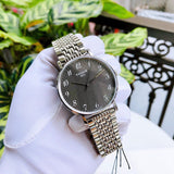 Buy Shop Tissot T Classic Everytime Quartz Black Dial Silver Steel Strap Watch for Men - T109.410.11.072.00 USA Online