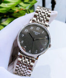 Buy Shop Tissot T Classic Everytime Quartz Black Dial Silver Steel Strap Watch for Men - T109.410.11.072.00 USA Online