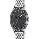Buy Shop Tissot T Classic Everytime Quartz Black Dial Silver Steel Strap Watch for Men - T109.410.11.072.00 USA Online