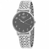 Buy Shop Tissot T Classic Everytime Quartz Black Dial Silver Steel Strap Watch for Men - T109.410.11.072.00 USA Online