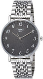 Buy Shop Tissot T Classic Everytime Quartz Black Dial Silver Steel Strap Watch for Men - T109.410.11.072.00 USA Online