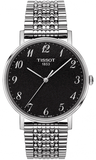 Buy Shop Tissot T Classic Everytime Quartz Black Dial Silver Steel Strap Watch for Men - T109.410.11.072.00 USA Online