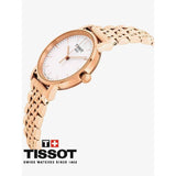 Buy Shop Tissot T Classic Everytime Small White Dial Rose Gold Mesh Bracelet Watch For Women - T109.210.33.031.00 USA Online