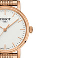 Buy Shop Tissot T Classic Everytime Small White Dial Rose Gold Mesh Bracelet Watch For Women - T109.210.33.031.00 USA Online