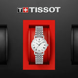 Buy Shop Tissot T Classic Everytime Small White Dial Silver Mesh Bracelet Watch For Women - T109.210.11.033.00 USA Online
