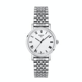 Buy Shop Tissot T Classic Everytime Small White Dial Silver Mesh Bracelet Watch For Women - T109.210.11.033.00 USA Online