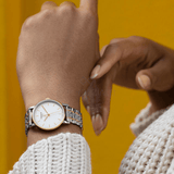 Buy Shop Tissot T Classic Everytime Small White Dial Two Tone Mesh Bracelet Watch For Women - T109.210.22.031.00 USA Online