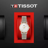 Buy Shop Tissot T Classic Everytime Small White Dial Two Tone Mesh Bracelet Watch For Women - T109.210.22.031.00 USA Online