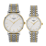 Buy Shop Tissot T Classic Everytime Small White Dial Two Tone Mesh Bracelet Watch For Women - T109.210.22.031.00 USA Online