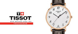 Buy Shop Tissot T Classic Everytime White Dial Black Leather Strap Watch For Men - T109.610.36.032.00 USA Online