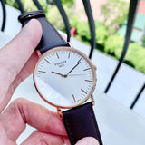 Buy Shop Tissot T Classic Everytime White Dial Brown Leather Strap Watch for Men - T109.610.36.031.00 USA Online